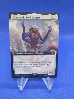 MTG Commander Masters Zhulodok Void Gorger 0752 Regular Extended Art NM/LP - Image 1