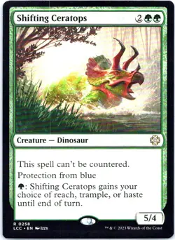 #258 Shifting Ceratops MTG Commander: The Lost Caverns of Ixalan Rare - Image 1