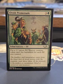 Elvish Promenade 020/062 Duel Decks Anthology Elves vs Goblins EVG MTG LP - Image 1