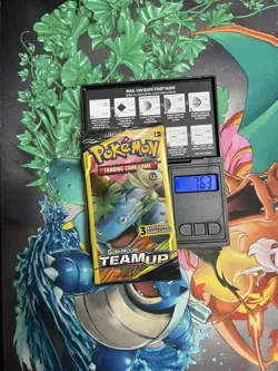 Pokemon TCG Sun & Moon Team Up Mini Booster Pack Venusaur & Celibi Sealed 7.63G - Image 1
