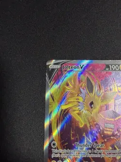 Pokemon Jolteon V Sword & Shield Promo SWSH183 Full Art - Image 2