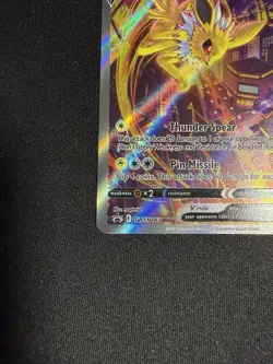 Pokemon Jolteon V Sword & Shield Promo SWSH183 Full Art - Image 4