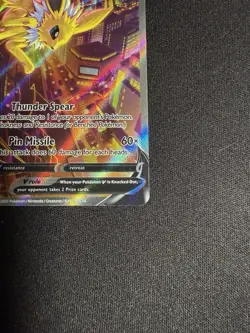 Pokemon Jolteon V Sword & Shield Promo SWSH183 Full Art - Image 5