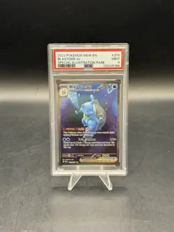 2023 POKEMON MEW EN-151 SPECIAL ILLUSTRATION RARE #200 BLASTOISE EX PSA 9 - Image 1