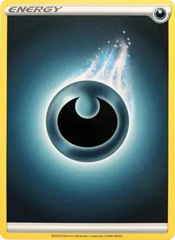 Darkness Energy - Reverse Holofoil SWSH - Sword & Shield Base Set LP Pokemon - Image 1