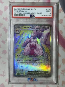 2023 POKEMON PAL EN-PALDEA EVOLVED SPECIAL ILLUSTRATION RARE TINKATON EX PSA 9 - Image 3