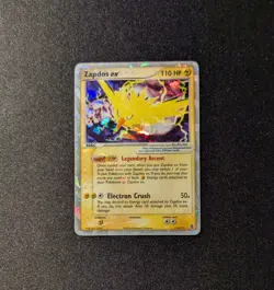 Pokemon FIRERED&LEAFGREEN - #116/112 Zapdos ex - Secret Rare Holo - ENG - LP - Image 3