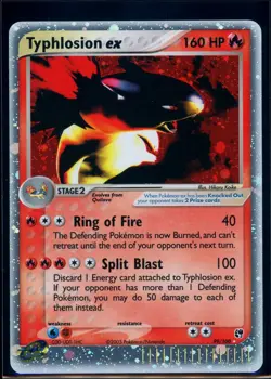 Pokemon EX SANDSTORM - #99/100 Typhlosion ex - Ultra Rare Holo - ENG - LP - Image 1