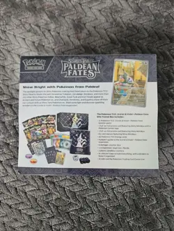 Paldean Fates Pokemon Center ETB Exclusive Elite Trainer Box SEALED Pokemon TCG - Image 2