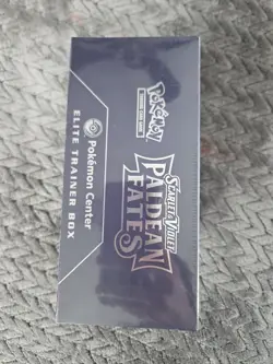 Paldean Fates Pokemon Center ETB Exclusive Elite Trainer Box SEALED Pokemon TCG - Image 3