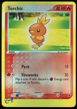 Pokemon 2003 Ex Ruby & Sapphire - Torchic - Reverse Holo - 73 - Image 1