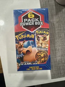 Pokemon 6 Pack Power mystery Box !! ( around 2019-2020) SEALED - Image 1