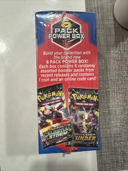 Pokemon 6 Pack Power mystery Box !! ( around 2019-2020) SEALED - Image 2