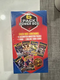 Pokemon 6 Pack Power mystery Box !! ( around 2019-2020) SEALED - Image 3