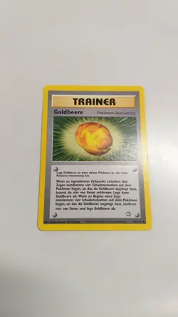 Pokemon TCG Karte - Trainer Goldbeere - Deutsch - 93/111 Neo Genesis - Image 1