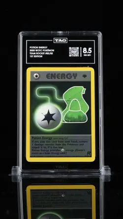 Team Rocket 82 Potion Energy 1st Edition TAG 8.5 PSA BGS Pokemon 2000 - Image 1
