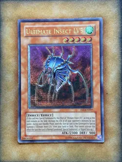 Yugioh Ultimate Insect LV5 FET-EN007 Ultimate Rare MP - Image 1