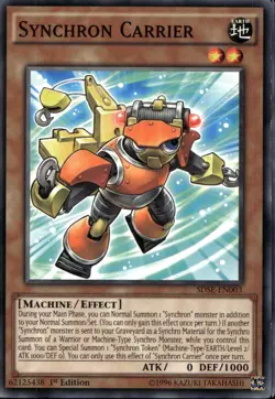 Synchron Carrier 1st Ed Common 5DSE-EN003 Yu-Gi-Oh! - Image 1