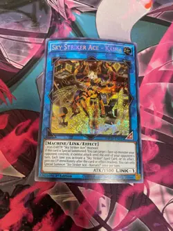 YUGIOH - SKY STRIKER ACE KAINA - SECRET RARE - NM - 1ST ED - MP20 - Image 1
