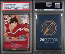 PSA 10 2024 Monkey D. Luffy One Piece English Version 1st Anniversary Set #006 - Image 3