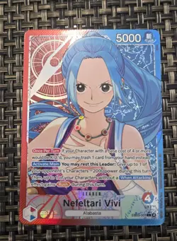 One Piece EB03-001 Nefeltari Vivi (L) Leader Alt Art Heroines Edition Alternate - Image 1