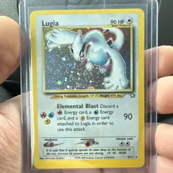 Pokemon Lugia Neo Genesis Holo Rare 90 HP 9/111 English 2000 Vintage Card - Image 1