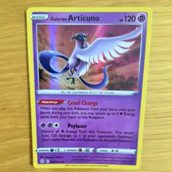GALARIAN ARTICUNO 063/203 POKEMON CARD (EVOLVING SKIES SET) HOLO - Image 1