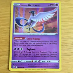 GALARIAN ARTICUNO 063/203 POKEMON CARD (EVOLVING SKIES SET) HOLO - Image 2