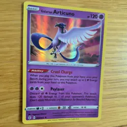 GALARIAN ARTICUNO 063/203 POKEMON CARD (EVOLVING SKIES SET) HOLO - Image 3