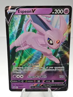 Espeon V SWSH201 Sword & Shield Black Star Promo Pokemon Card - #3 - Image 1