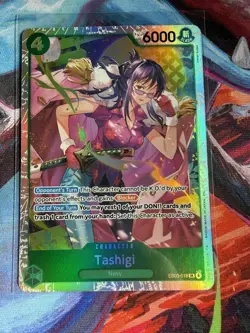 One Piece Card Game Tashigi SR EB03-018 English NM Heroines Edition Super Rare - Image 1
