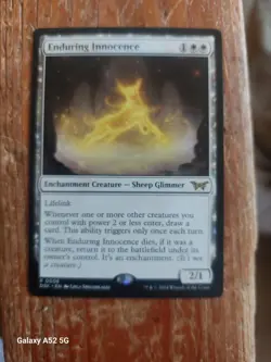 mtg magic the gathering card Enduring Innocence, duskmourn - Image 1