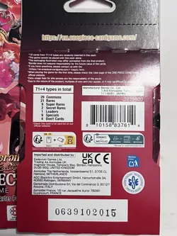 ONE PIECE Card Game EB-03 Heroines Edition Sleeved Booster Pack LOT OF 6 Sealed - Image 2