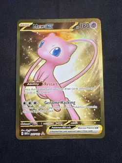 Mew ex 205/165 Pokemon TCG Card Scarlet & Violet 151 Holo Hyper Rare NM - Image 1