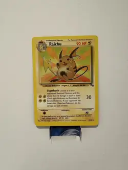 Raichu 29/62 Fossil Non Holo Rare Vintage Pokemon Card LP - Image 1