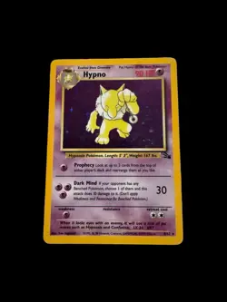 Hypno 8/62 Fossil Holo NM Pokemon card - Image 1