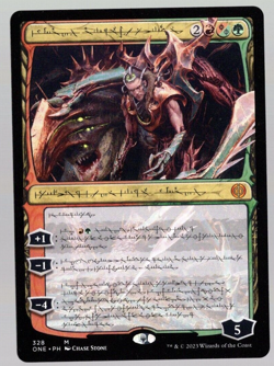 Lukka, Bound to Ruin 328 Mythic Non Foil Phyrexian All Will Be One MTG NM - Image 1