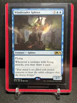 Windreader Sphinx - Magic MTG 2019 Core Set - NM - Image 1
