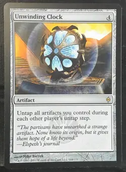 Unwinding Clock NEAR MINT 164/175 New Phyrexia regular - Image 1