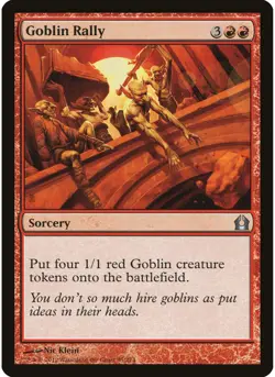 Goblin Rally (Foil) 95 MTG NM - Return to Ravnica - Image 1