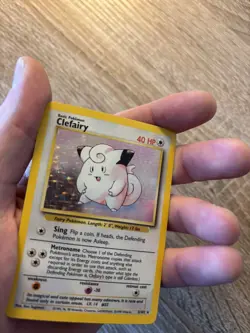 Pokemon WOTC Base Set ~ Clefairy Holo Rare 5/102 ~ LP - Image 2