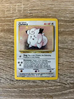 Pokemon WOTC Base Set ~ Clefairy Holo Rare 5/102 ~ LP - Image 4