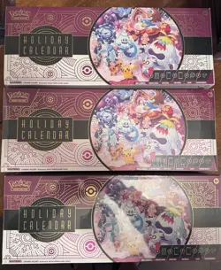 Pokemon TCG - 2025 Holiday Advent Calendar - Factory Sealed Set of 3 boxes. - Image 1