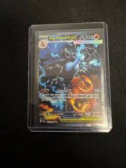 Mega Charizard X EX SIR 125/094 Phantasmal Flames English Pokemon TCG Full Art - Image 1
