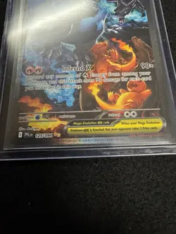 Mega Charizard X EX SIR 125/094 Phantasmal Flames English Pokemon TCG Full Art - Image 3