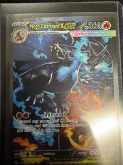 Mega Charizard X EX SIR 125/094 Phantasmal Flames English Pokemon TCG Full Art - Image 4