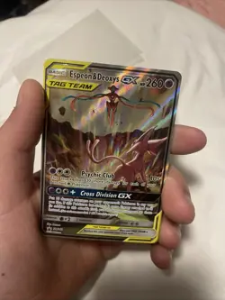 Pokemon Espeon & Deoxys GX, Umbreon & Darkrai GX Tag Team Holo SM240 SM241 - 2 … - Image 4