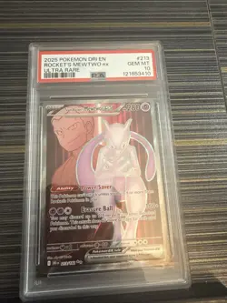 Pokemon Team Rockets Mewtwo EX 213/182 Destined Rivals PSA 10 - Image 1