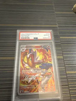 PSA 10 GEM MINT JAPANESE POKEMON 2024 Infernape 070/066 sv5a Crimson Haze AR NR - Image 1
