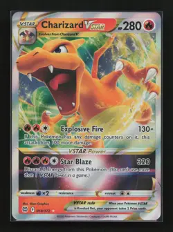 Charizard VSTAR 018/172 Holo Rare VSTAR Brilliant Stars Pokemon Near Mint - Image 1